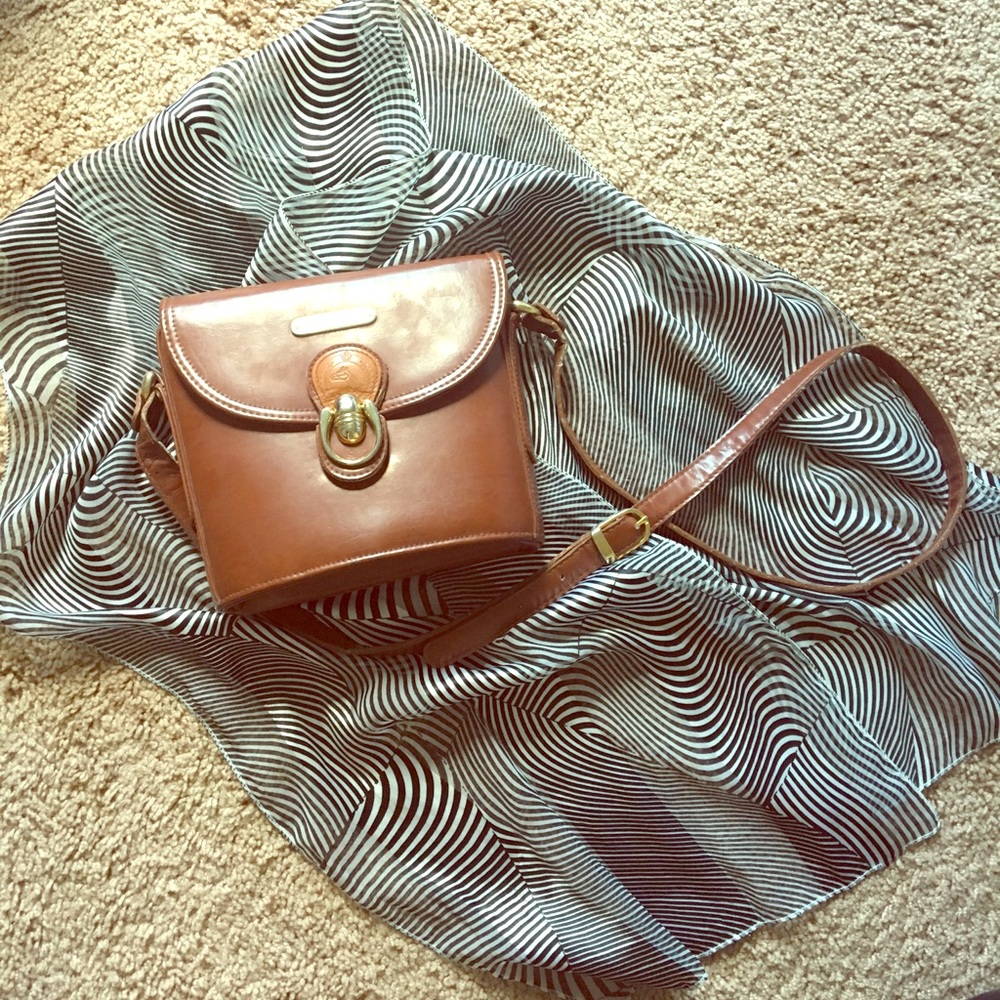 Vintage Polo Ralph Lauren Leather Crossbody Bag